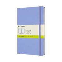 Notitieboek moleskine large 130x210 blc hc hydr bl