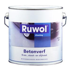 Ruwol Betonverf Donkergrijs (RAL 7011) 2,5 liter