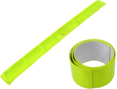 Messingschlager M-wave reflector snapwrap armen en benen geel (2st)