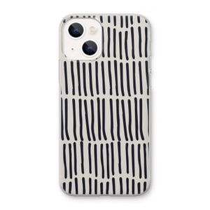 Moroccan stripes: iPhone 13 mini Transparant Hoesje