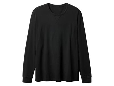 esmara Men Heren thermoshirt - Plus size (Zwart, 4XL (68/70))