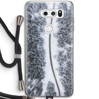 Snøfall: LG V30 Transparant Hoesje met koord