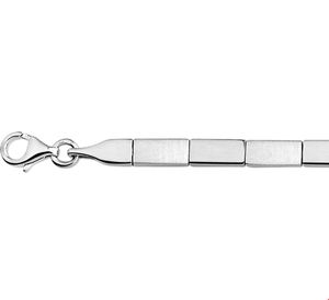 TFT Armband Zilver Poli/mat 4,5 mm 19 cm