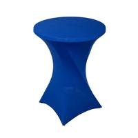 Tafelrok brasq voor statafel 80cm blauw