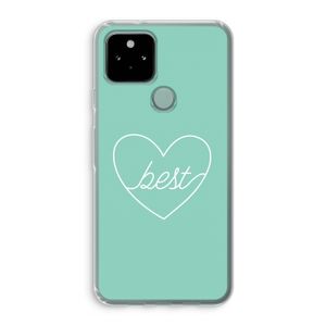 Best heart pastel: Google Pixel 5 Transparant Hoesje