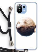 Yin Yang Wolves: Xiaomi Mi 11 Lite Transparant Hoesje met koord