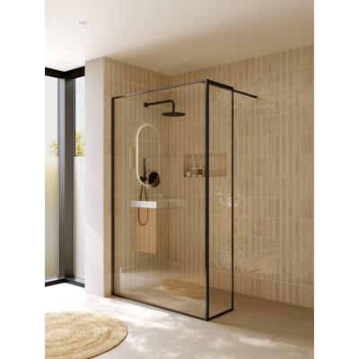 Riho Define Inloopdouche - L vorm - 120x40x200cm - Gunmetal mat G010011303