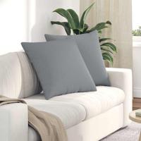 Sofa Kussens Lichtgrijs Stof Sofa Kussens Lichtgrijs Stof