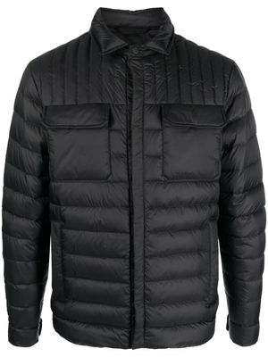 Kiton surchemise à design matelassé - Noir