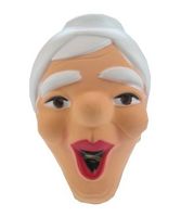 Sarah verkleed pop masker lachend 27 x 20 cm - thumbnail