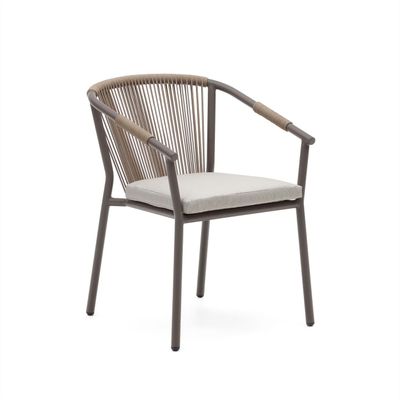 Kave Home Xelida tuinstoel Bruin