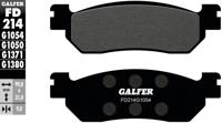 GALFER Brake pad fd214 g1054 organic standard