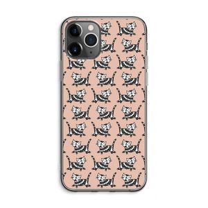 Zwarte poes: iPhone 11 Pro Max Transparant Hoesje