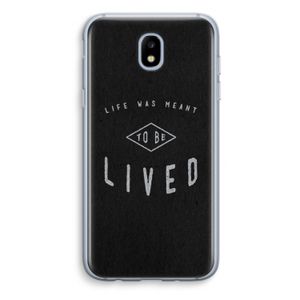 To be lived: Samsung Galaxy J5 (2017) Transparant Hoesje