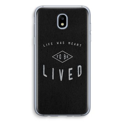 To be lived: Samsung Galaxy J5 (2017) Transparant Hoesje