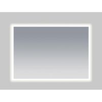 Adema Oblong spiegel 100x70cm inclusief LED verlichting met spiegelverwarming en touch-schakelaar NAL002-A-100x70 - thumbnail