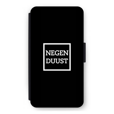 Negenduust black: iPhone 12 mini Flip Hoesje