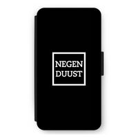 Negenduust black: iPhone 12 mini Flip Hoesje