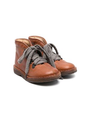Pèpè bottines Spok à lacets - Marron