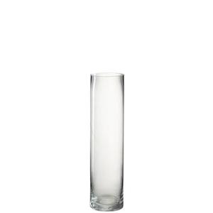 J-Line vaas Cylinder - glas - transparant - medium - 40 cm hoog