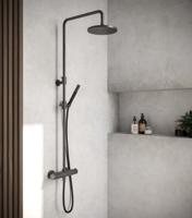Doucheset Hotbath Cobber Met 30 cm Hoofddouche Mat Wit