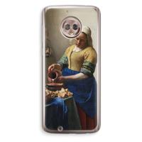 The Milkmaid: Motorola Moto G6 Transparant Hoesje - thumbnail