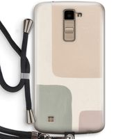 Geo #7: LG K10 (2016) Transparant Hoesje met koord