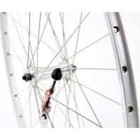 Roland voorwiel 28 x 1 uitval chrina velg rvs spaak zilver