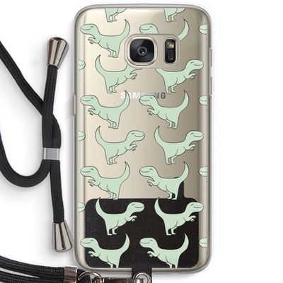 Dinos: Samsung Galaxy S7 Transparant Hoesje met koord