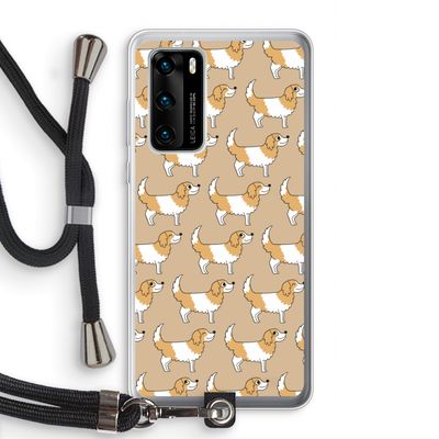 Doggy: Huawei P40 Transparant Hoesje met koord