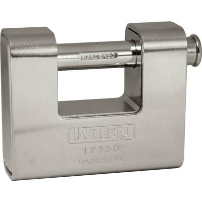 Kasp K17580A1 80 mm Gelijksluitend Chroom Sleutelslot