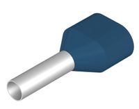 Weidmüller 9037500000 Dubbele adereindhulzen 2.5 mm² Deels geïsoleerd Blauw 500 stuk(s)