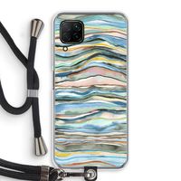 Watercolor Agate: Huawei P40 Lite Transparant Hoesje met koord