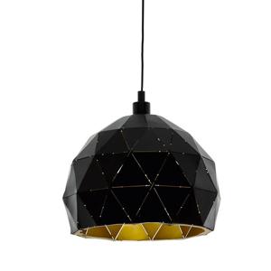 Eglo Hanglamp Roccaforte 30cm zwart met goud 97845