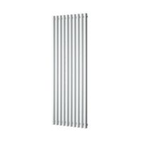 Designradiator Plieger Trento 1357 Watt Middenaansluiting 180x59 cm Antraciet Metallic