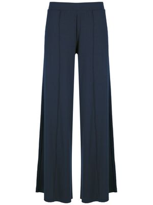 Lygia & Nanny pantalon évasé plissé - Bleu