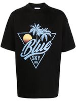 BLUE SKY INN t-shirt en coton à logo imprimé - Noir
