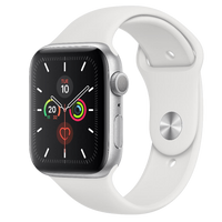 Apple Watch Series 5 OLED 44 mm Digitaal 368 x 448 Pixels Touchscreen 4G Zilver Wifi GPS - thumbnail