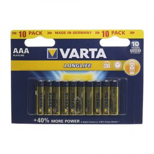 Varta batterijen longlife - AAA - set van 10