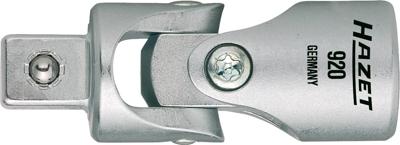 HAZET Universeel scharnier 920 · 1/2 inch (12,5 mm) vierkant hol · 1/2 inch (12,5 mm) vierkant massief · Lengte: 70 mm