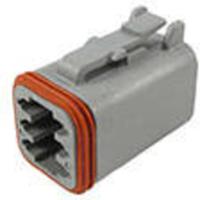 TE Connectivity DT06-6S-C015 Ronde connector Bus, recht Totaal aantal polen: 6 Serie (ronde connectors): DT 1 stuk(s) - thumbnail