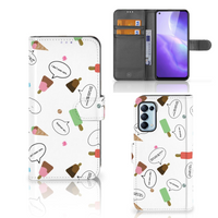 OPPO Find X3 Lite Book Cover IJsjes