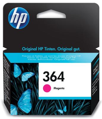 HP inktcartridge 364, 300 pagina&apos;s, OEM CB319EE, magenta