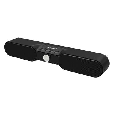 Nieuwe Rixing NR4017 draagbare 10W stereo surround SoundBar Bluetooth Speaker met microfoon (zwart)