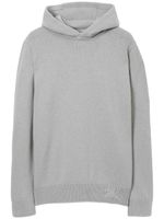 Burberry hoodie en cachemire à logo - Gris