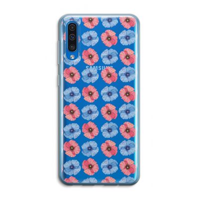 Klaproosjes: Samsung Galaxy A50 Transparant Hoesje