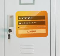 Deur login zakelijke sticker