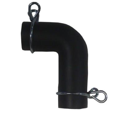 Aansluitset luchtpompen rubber knie 17 x 17 mm