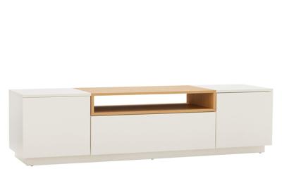 TV-bord LOFT 160cm wit naturel - 47810