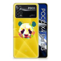 Xiaomi Poco X4 Pro 5G Telefoonhoesje met Naam Panda Color
